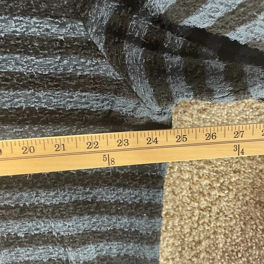 Levis Sweater Mens Extra Large Blue Black Striped Pullover Casual‎ Cotton Logo